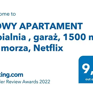 Nowy Sypialnia , Garaż, 1500 M Od Morza, Netflix Gdańsk